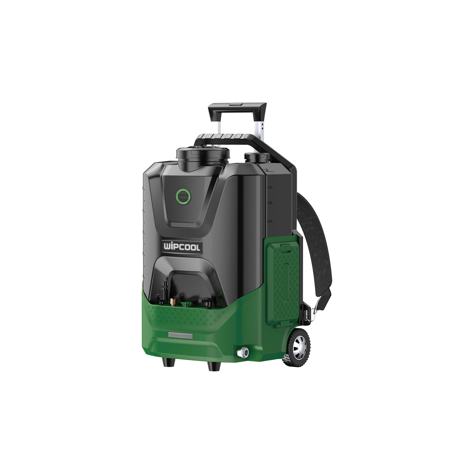Idropulitrice Carrellata Portatile a Batteria C10BW per Sistemi HVACR con Tracolla
