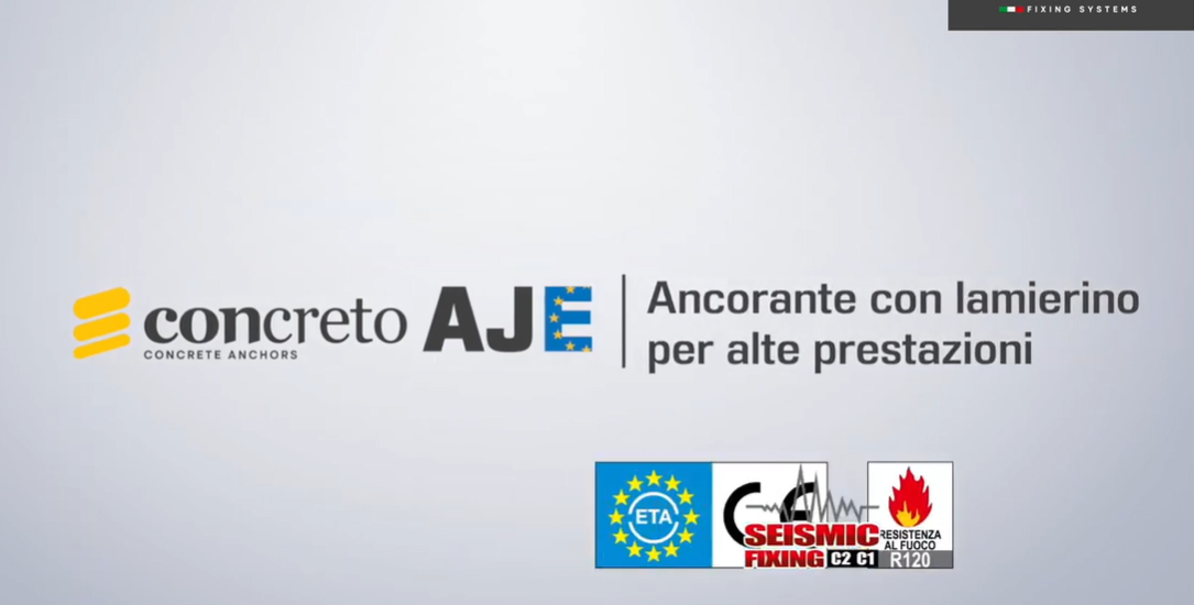 AJE - Ancorante con lamierino per alte prestazioni