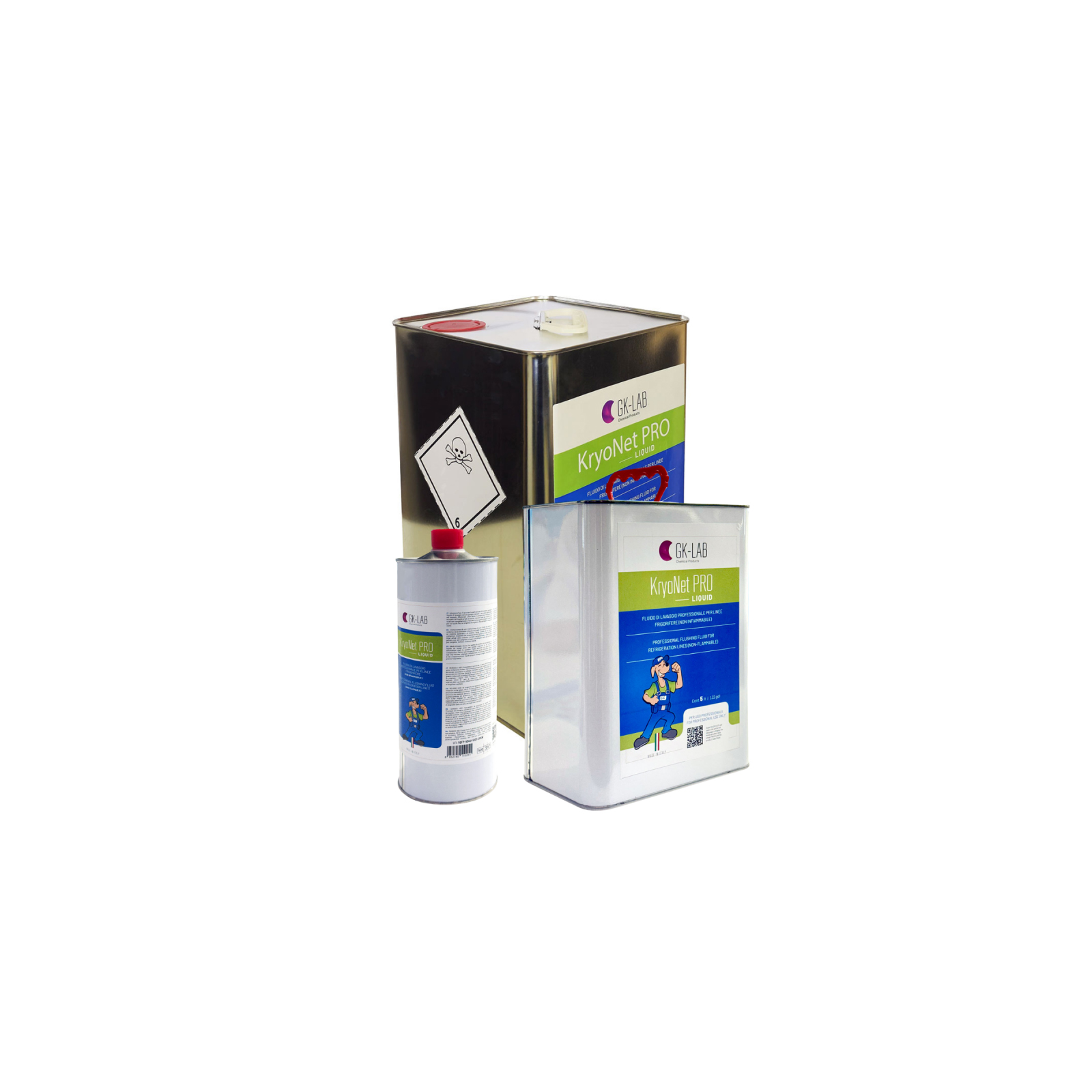 GK-Lab KryoNet PRO Solvente Liquido Uso Professionale