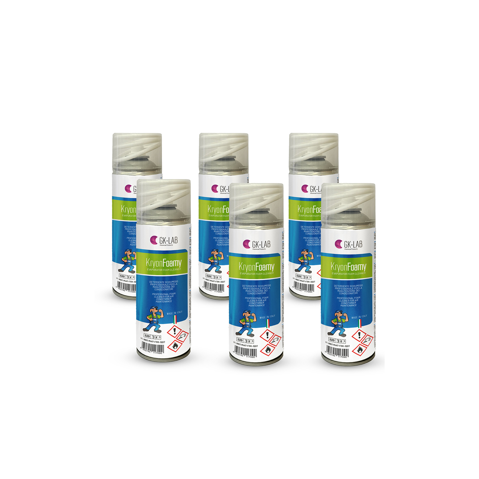 GK-Lab Kryon Foamy Pulitore Aerosol Igienizzante Schiumoso