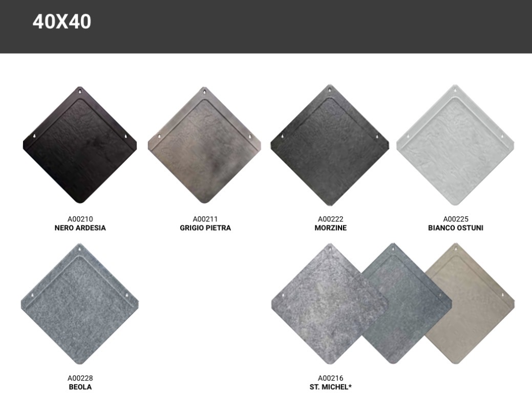 Tegole in Gres Porcellanato 40x40