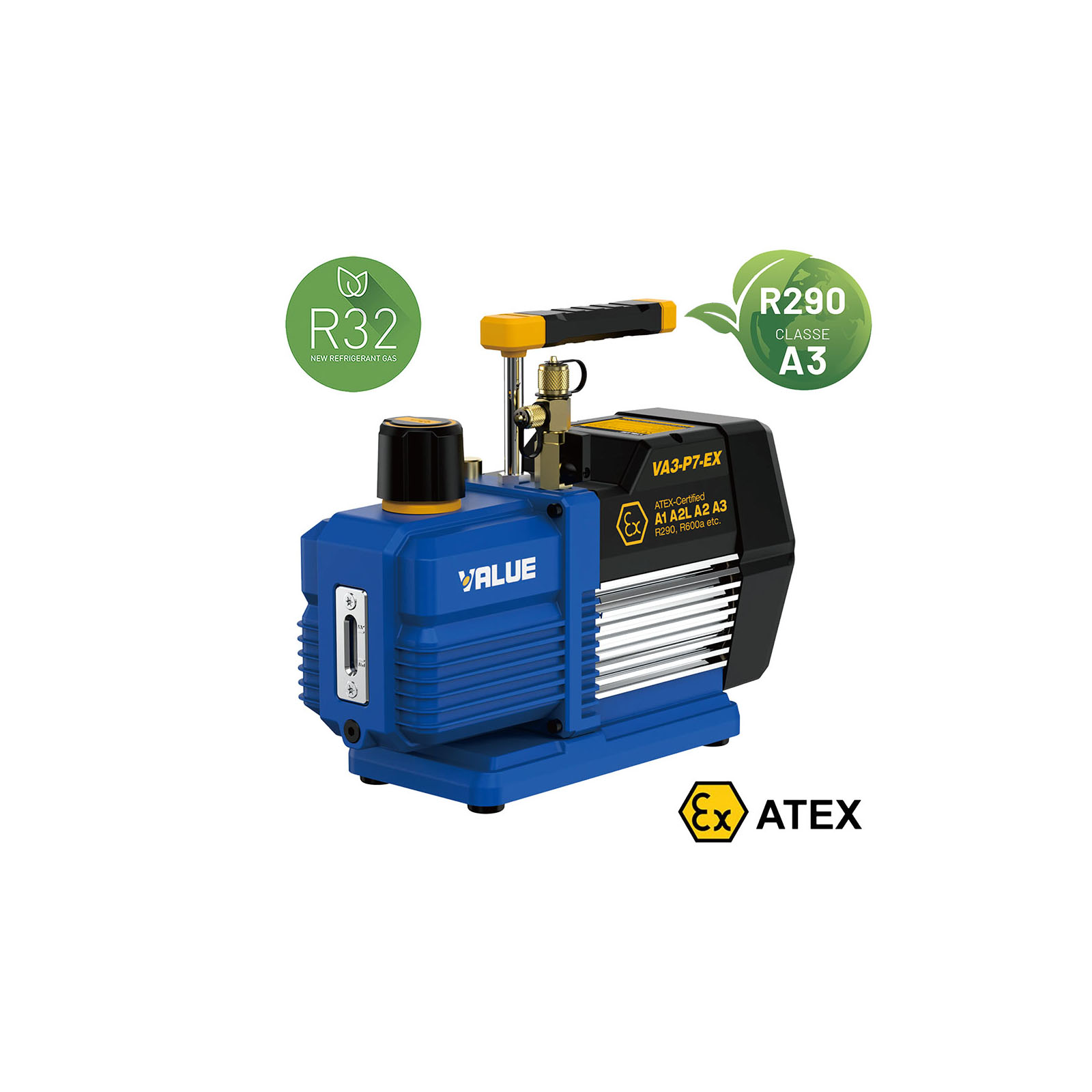 Pompa Vuoto ATEX VA3-P7-EX portata 198 litri/minuto Vuoto 15 micron