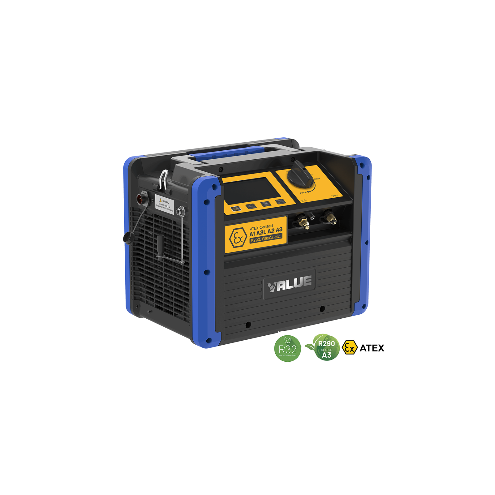 Recuperatore Certificato ATEX VRDDF per Gas Infiammabili 1 HP-0,75 KW, 510 kg/ora in push/pull