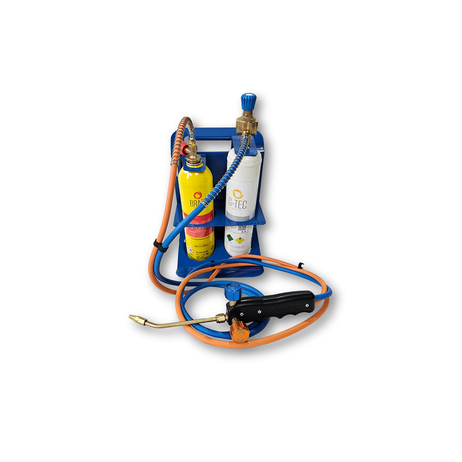 MINIFLAME Kit di Saldobrasatura con Riduttori e Bombole