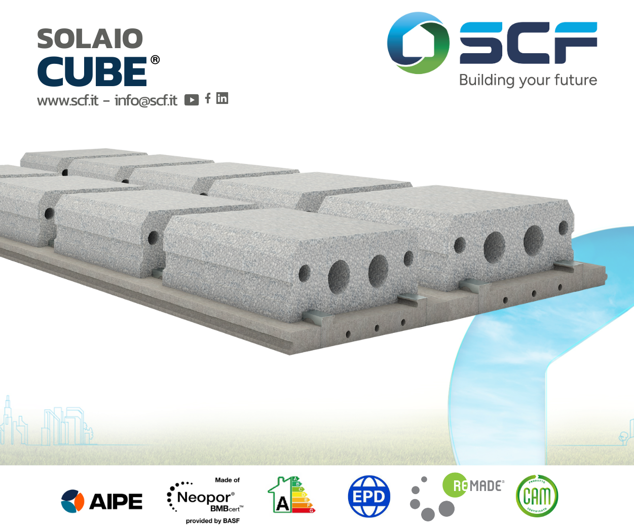 CUBE – Solaio Bidirezionale in EPS