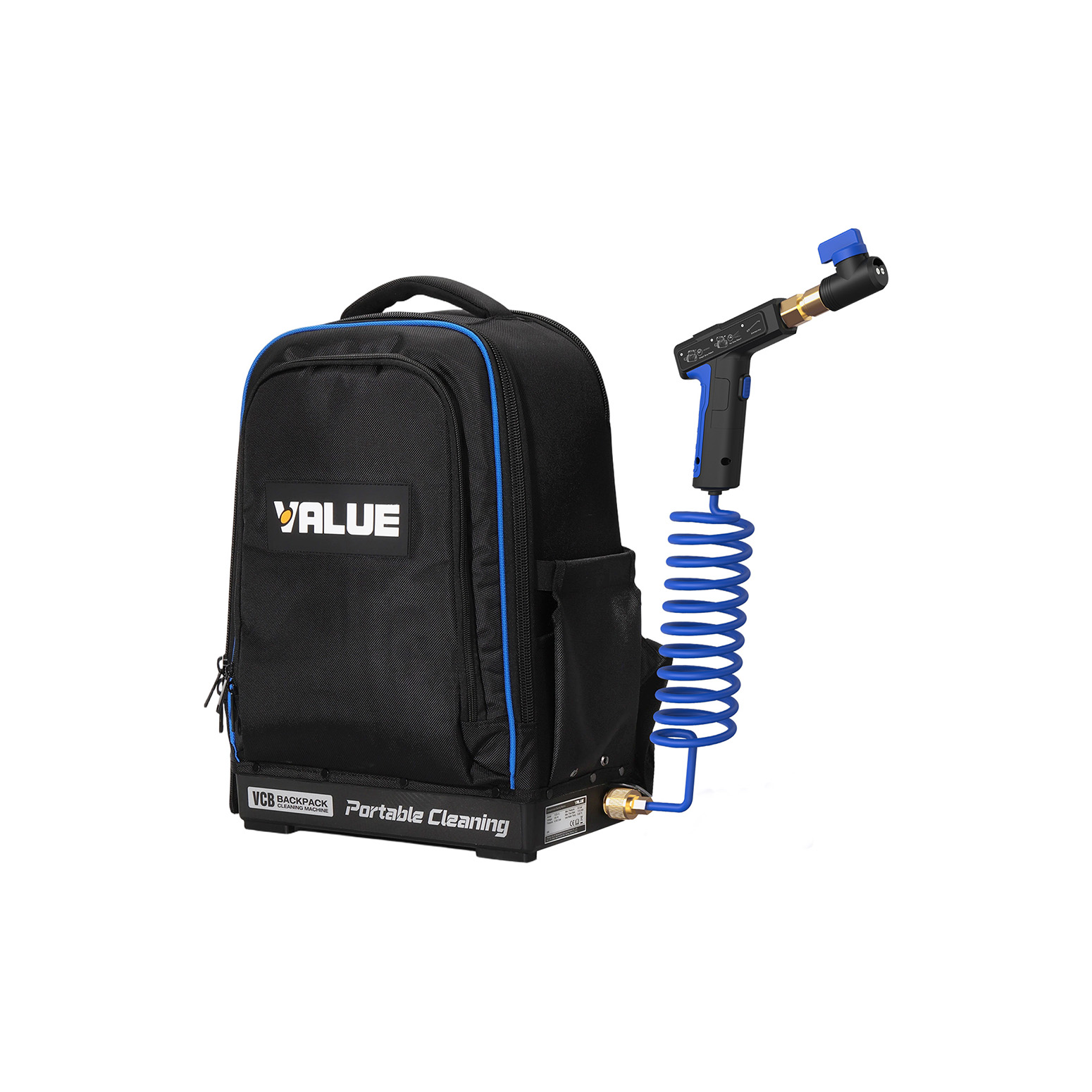 Idropulitrice Portatile a Batteria per Sistemi HVACR VCB-1Li - due Livelli di Pressione (4,5 e 6,5 bar)