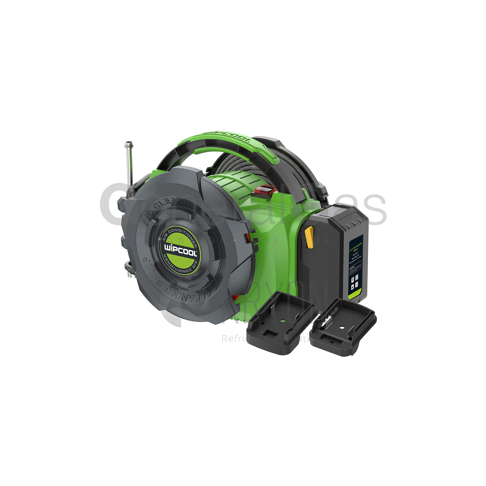 Idropulitrice Portatile a Batteria per Sistemi HVACR C10B con Adattatori Batteria Bosch + Makita