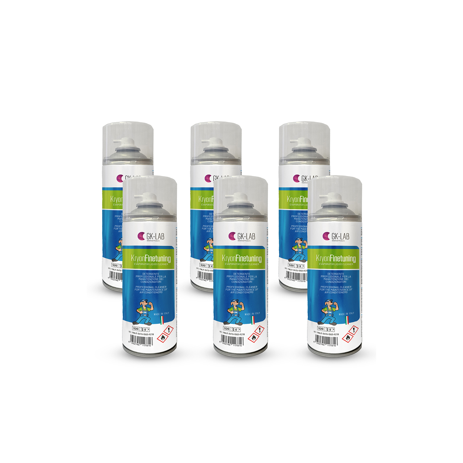 GK-Lab Kryon FineTuning Pulitore Aerosol Igienizzante Non Schiumoso